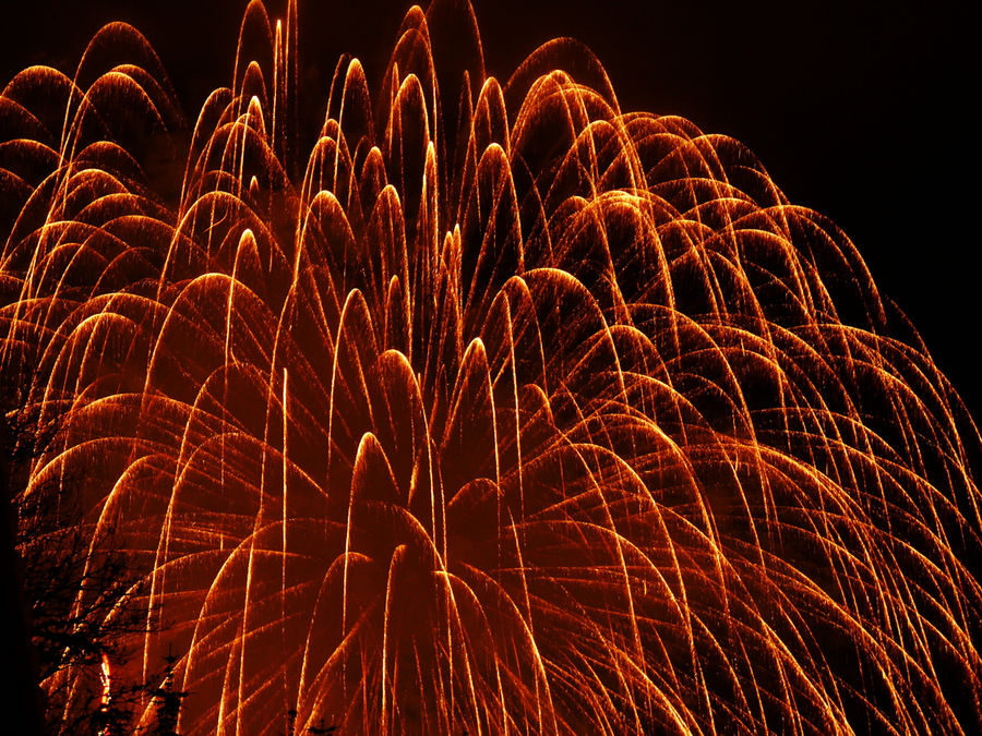 Neujahrsfeuerwerk am Königssee