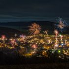 NEUJAHRSFEUERWERK ÜBER REICHOLZHEIM