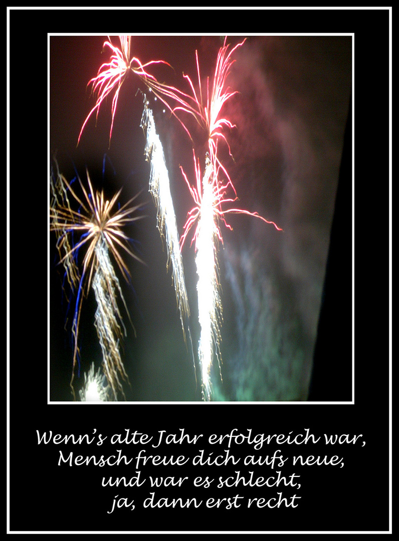 Neujahrsgrüsse...