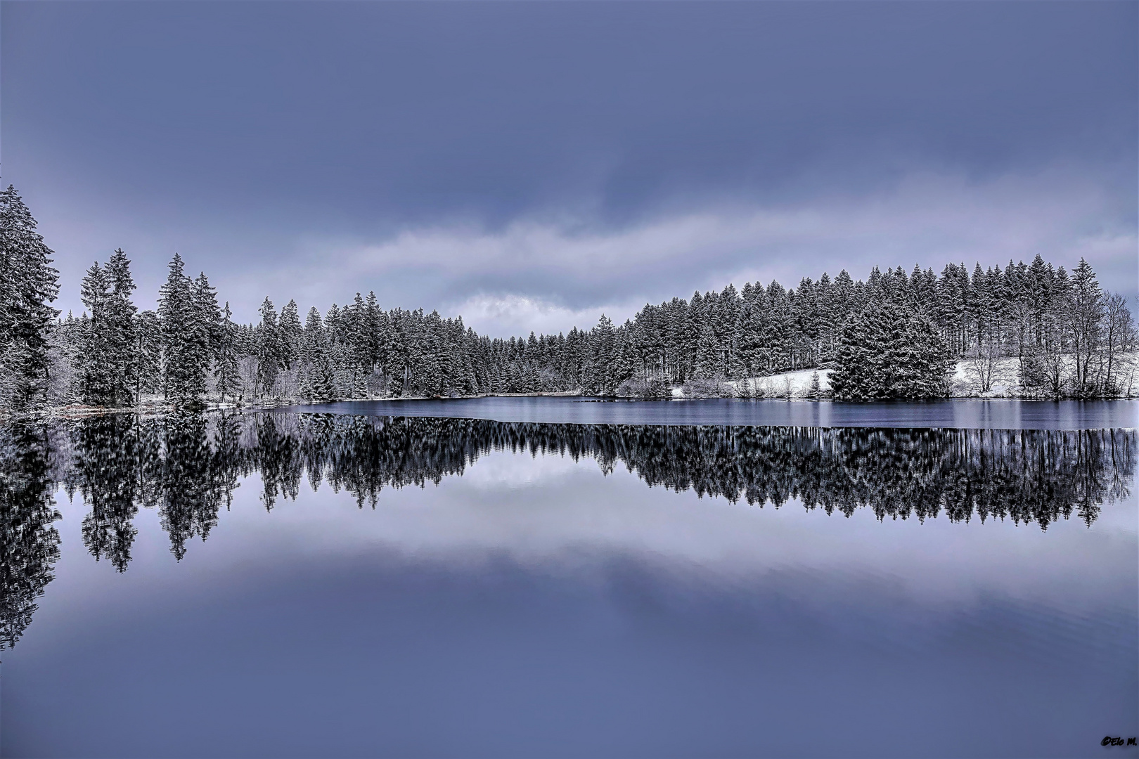 Neujahrsgrüße aus dem Harz - endlich Schnee