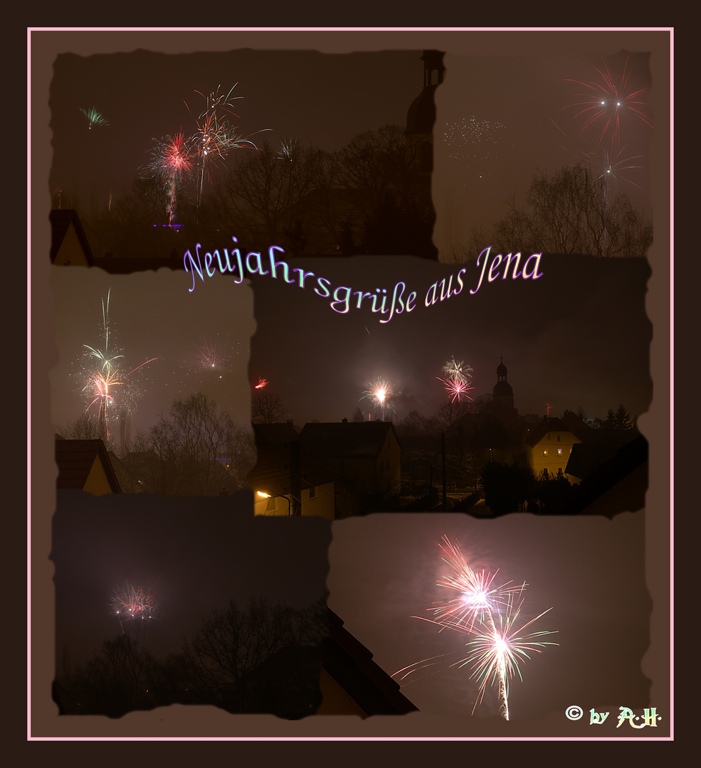 Neujahrsgrüße aus Jena 2015