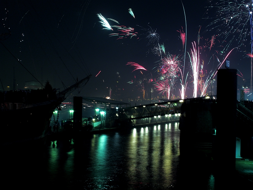 Neujahrsgruß aus Hamburg