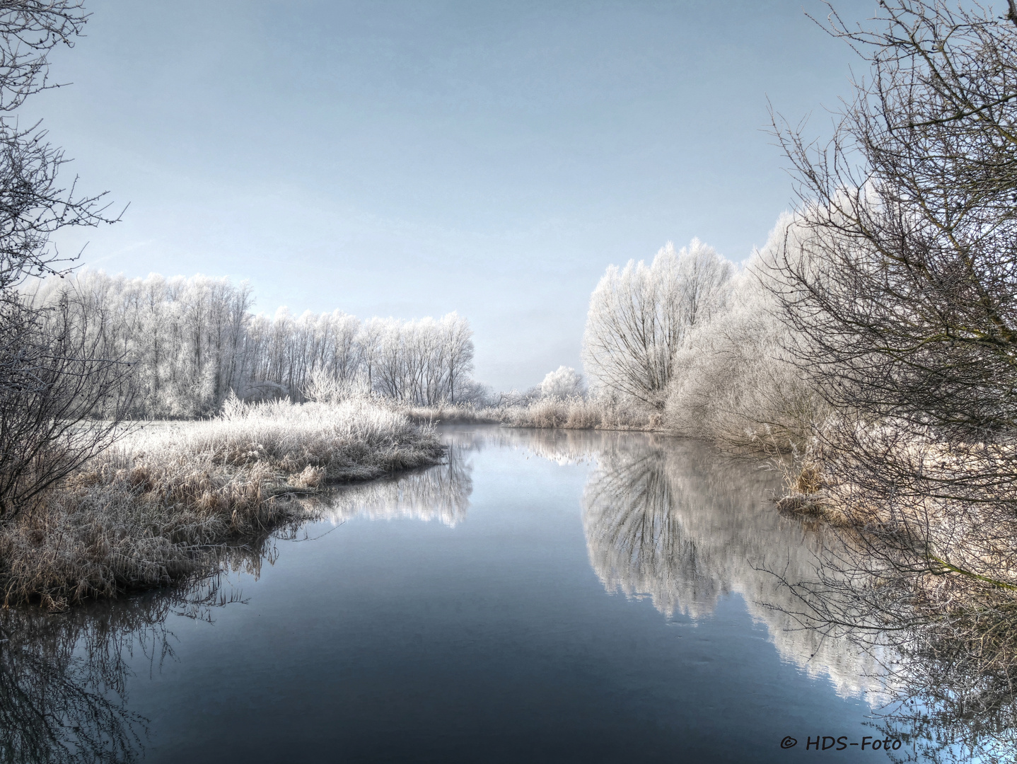 Neujahrsmorgen am Fluss