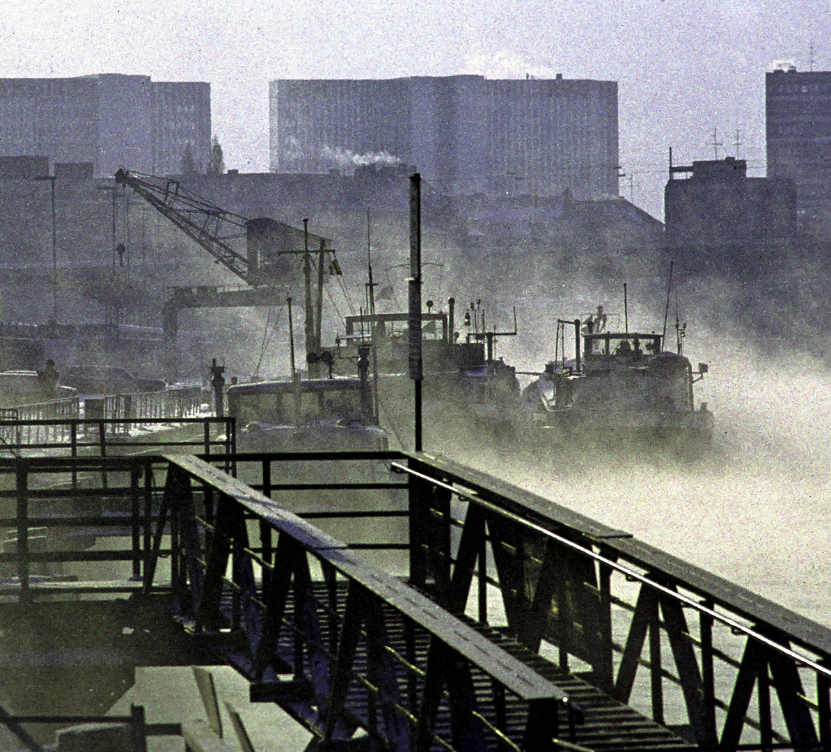 Neujahrsmorgen in Düsseldorf - 70er-Jahre