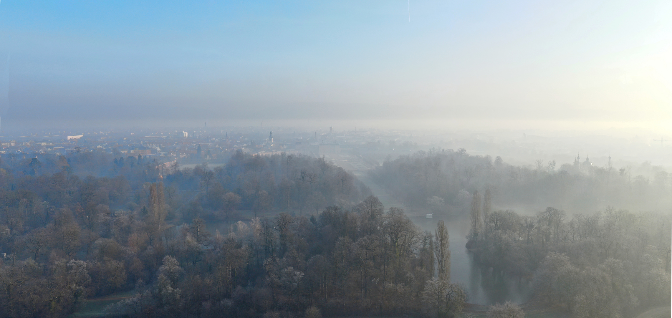 Neujahrsmorgen in Schwetzingen