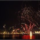 Neujahrsnacht  in Hamburg