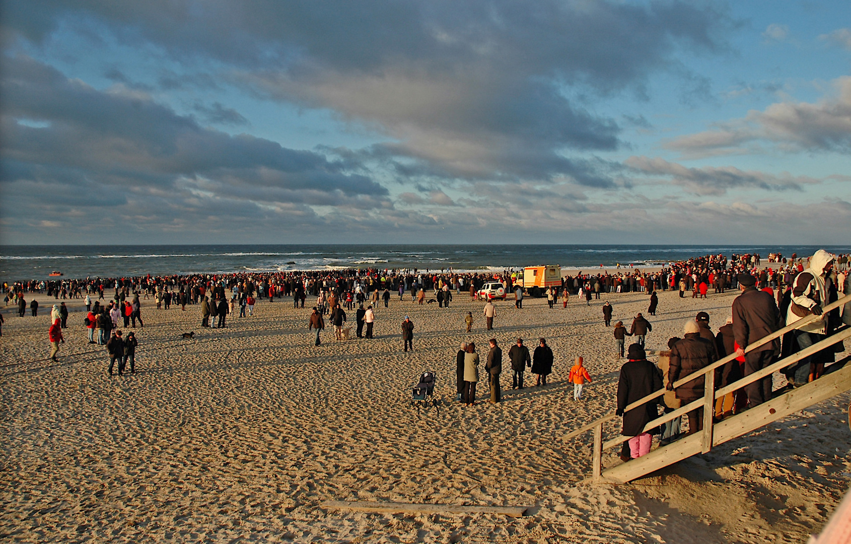 Neujahrsschwimmen im Januar in Westerland/Sylt