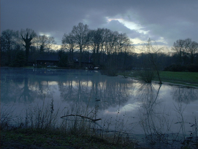 Neujahrstag am See