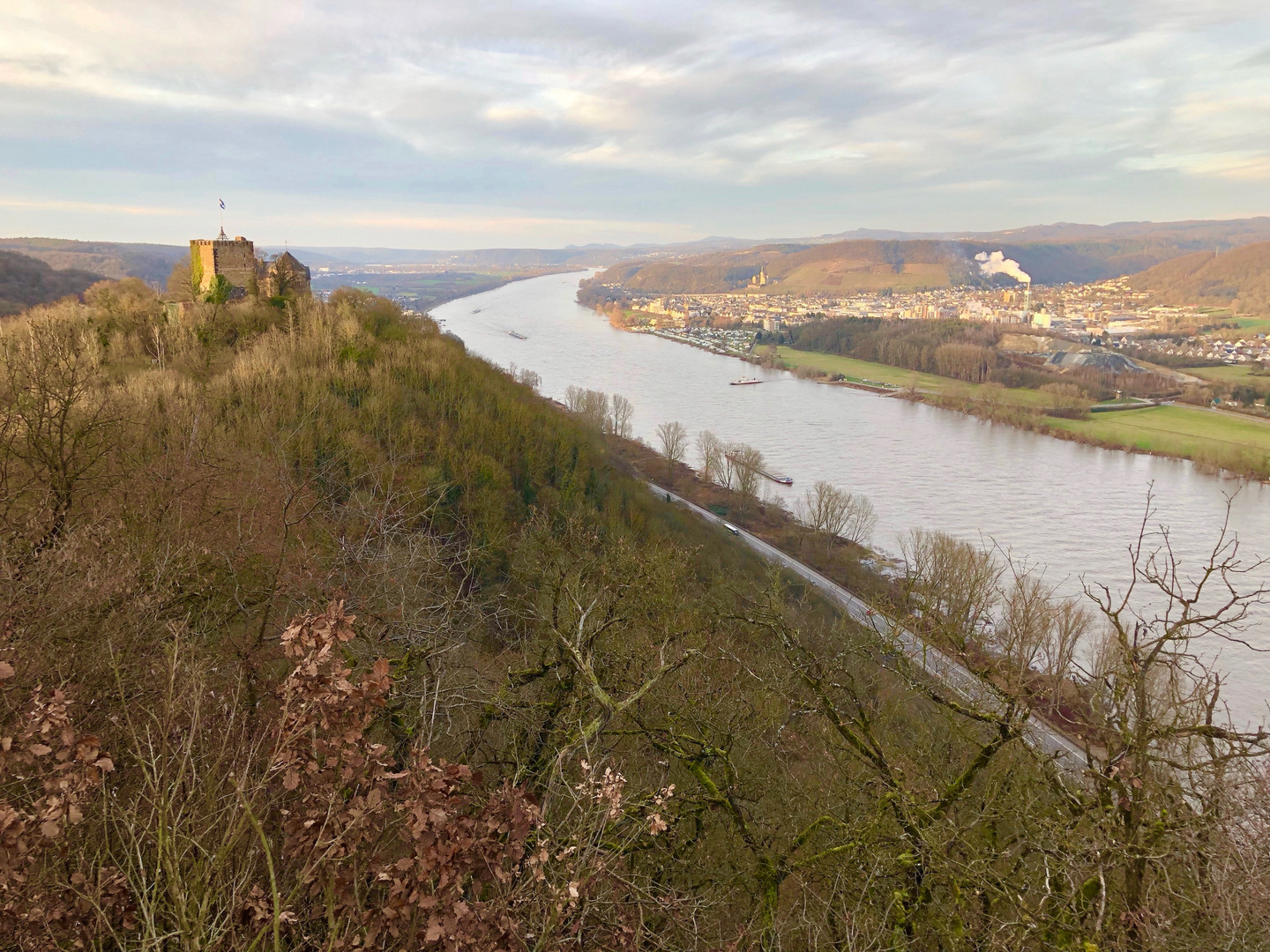 Neujahrsweg am Mittelrhein