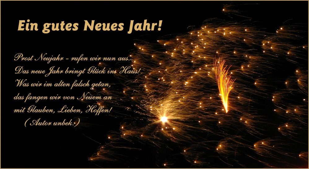 Neujahrswünsche