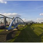 Neulandbrücke - Sicht vom Rhein