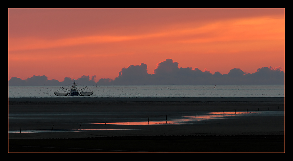 neulich abends am Strand...