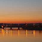 Neulich abends an der Elbe