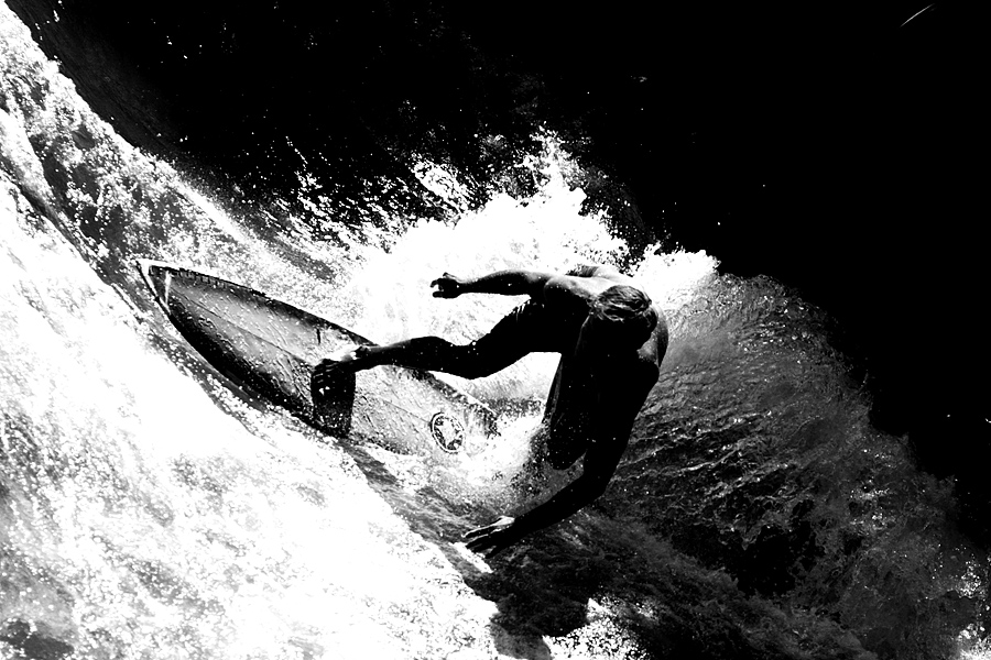 neulich am eisbach...