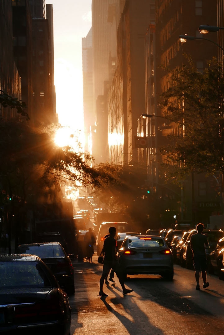 Neulich am frühen Abend in Manhattan