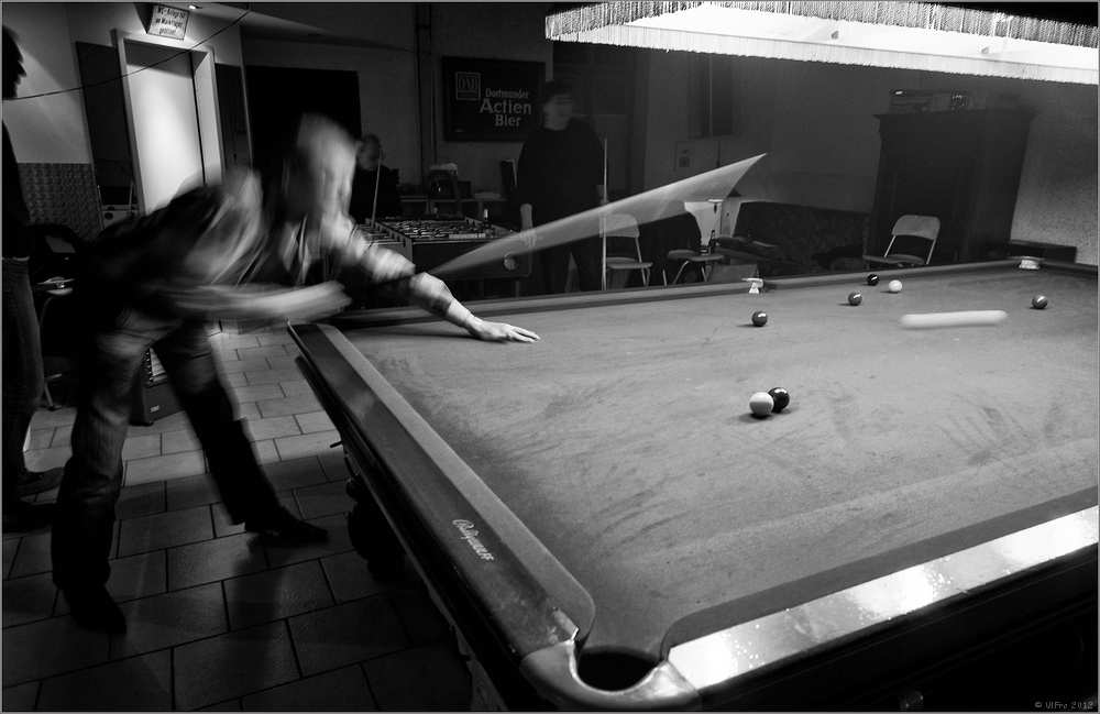 Neulich am Snookertisch ...