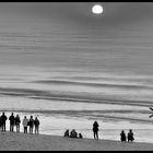 Neulich am Strand (Beim Sonnenuntergang)