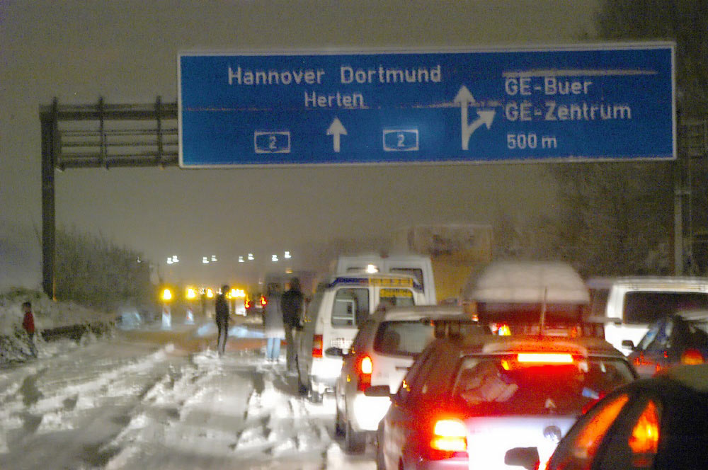 Neulich auf der A2