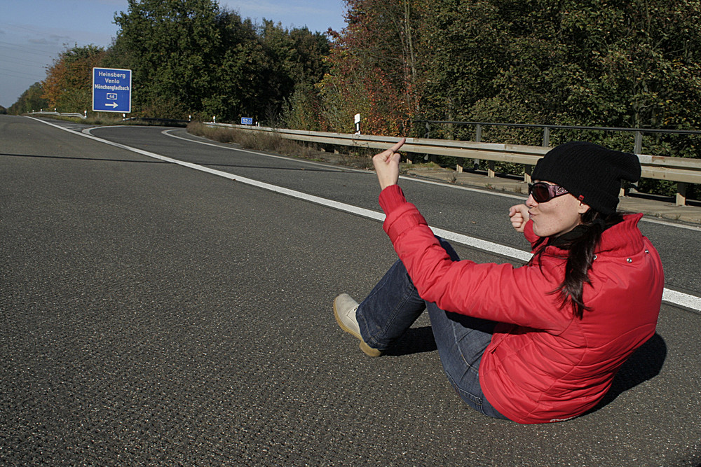 neulich auf der Autobahn.....