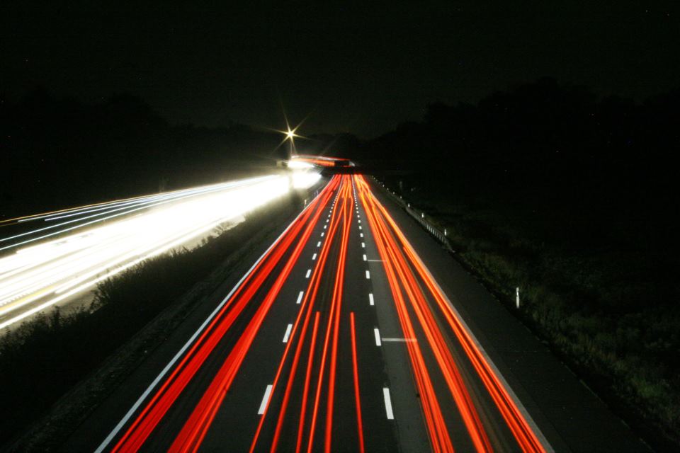 Neulich auf der Autobahnbrücke