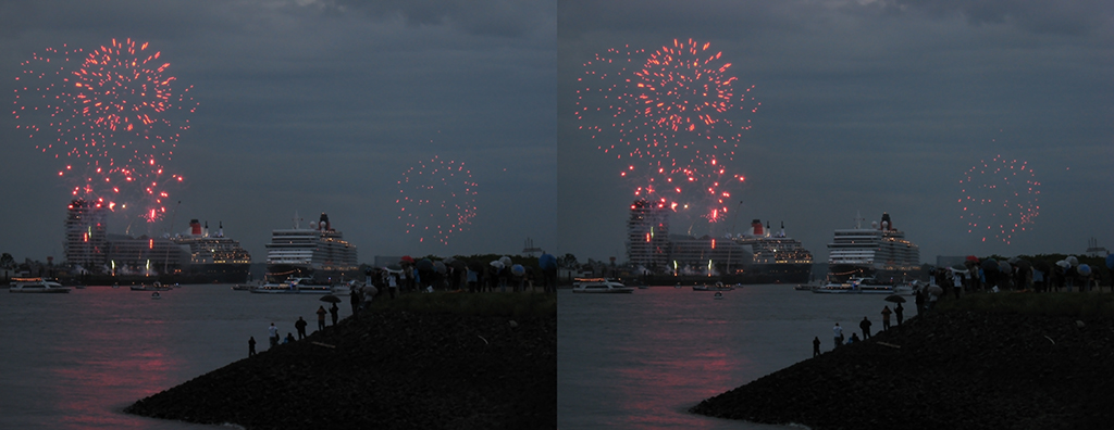 neulich beim Cunard Queens Day