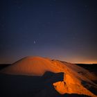 Neumond überm Kieswerk