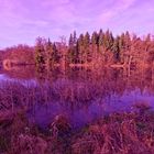 Neumühlsee bei schönem Wetter Nähe Schwäbisch Hall