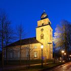 Neumünster am Dezemberabend vor Weihnachten