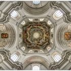 Neumünster zu Würzburg " der Blick zur Kuppel, aus meiner Sicht..."