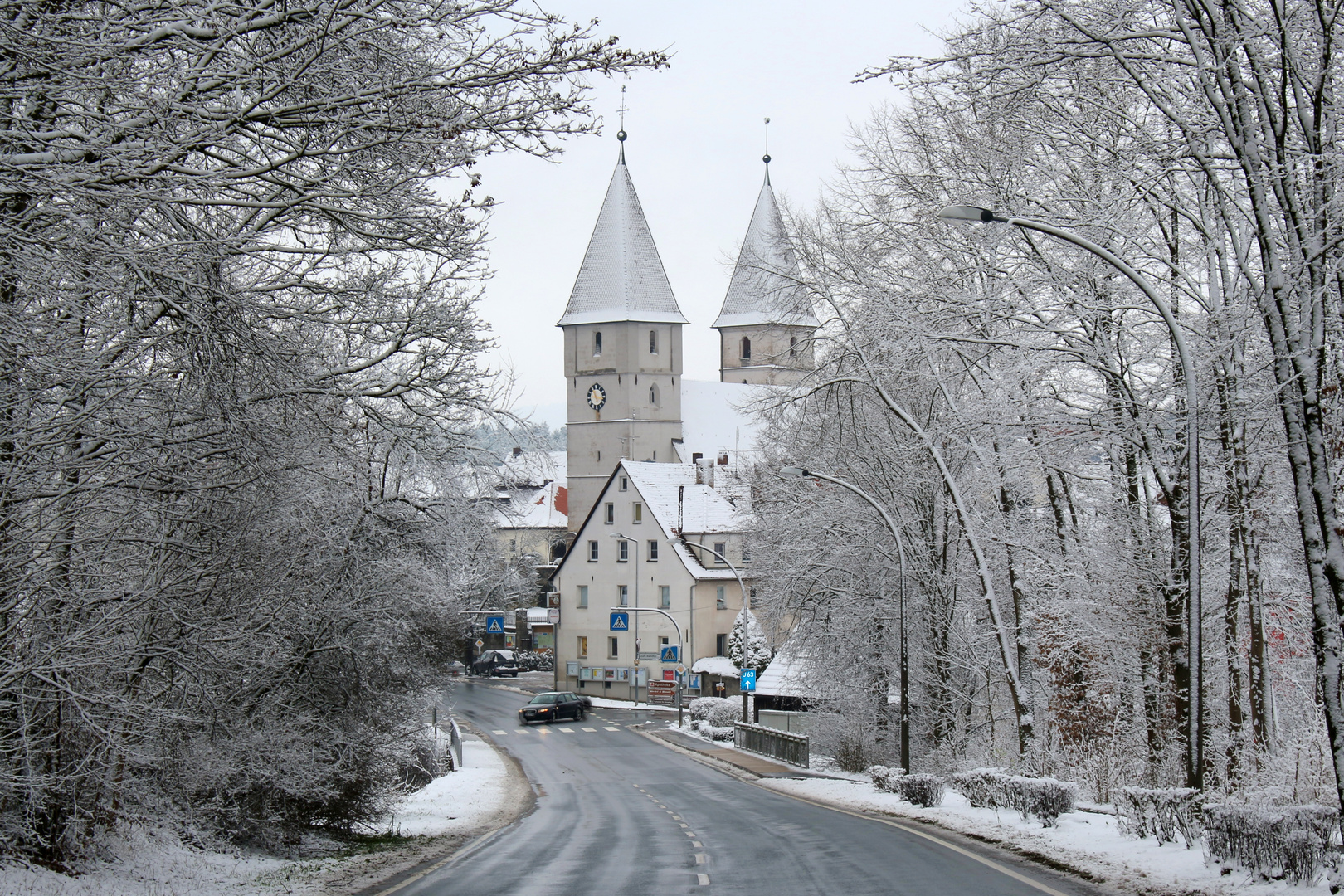 Neunkirchen am Sand, Winter, Schnee