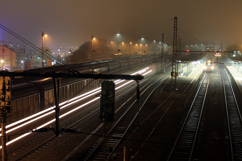 Neunkirchen/Saar HBF bei Nacht