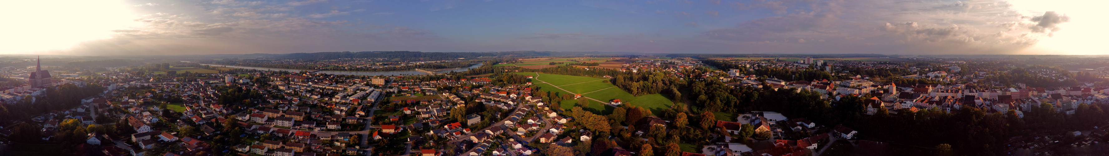 Neuötting, 360° Panorama