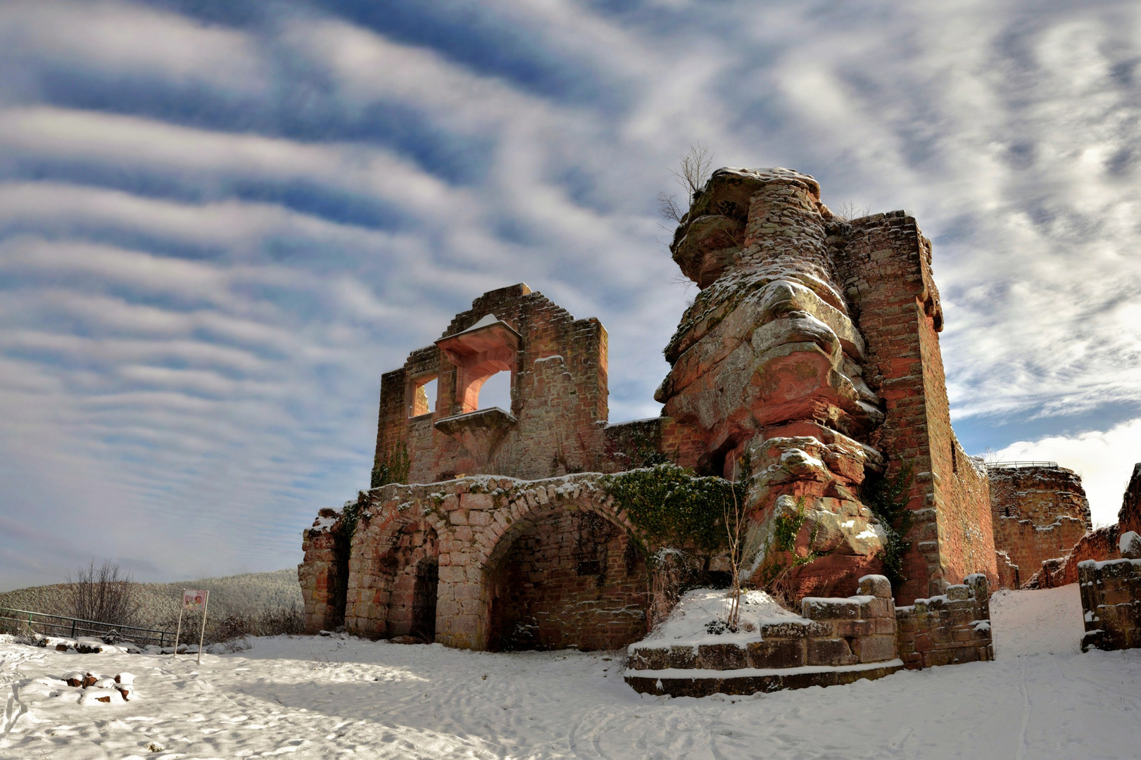 Neuscharfeneck im Winter