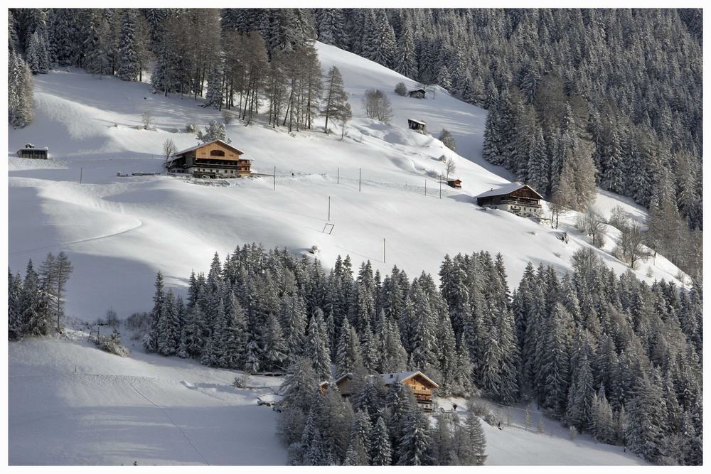 Neuschnee am Innichberg