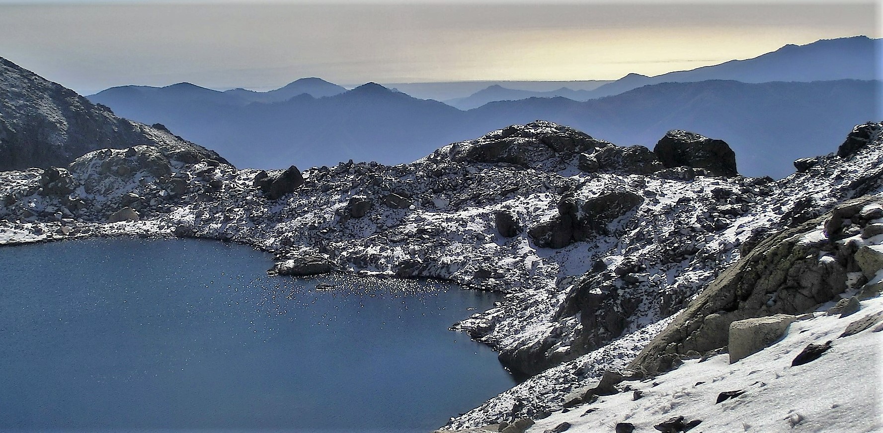 Neuschnee auf Korsika