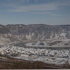 Neuschnee in Bremm mit Blick auf den Calmont