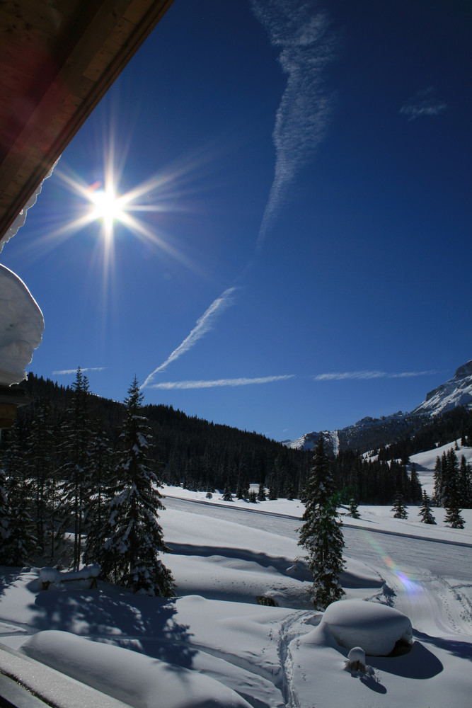 Neuschnee in Corvara