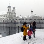 Neuschnee in Luzern