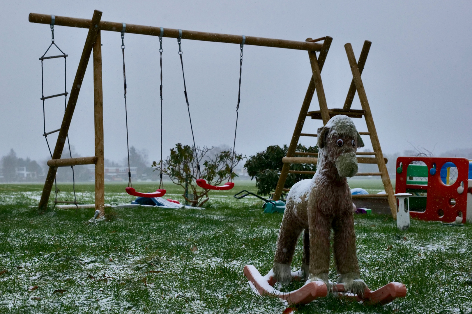 Neuschnee in Reinbek