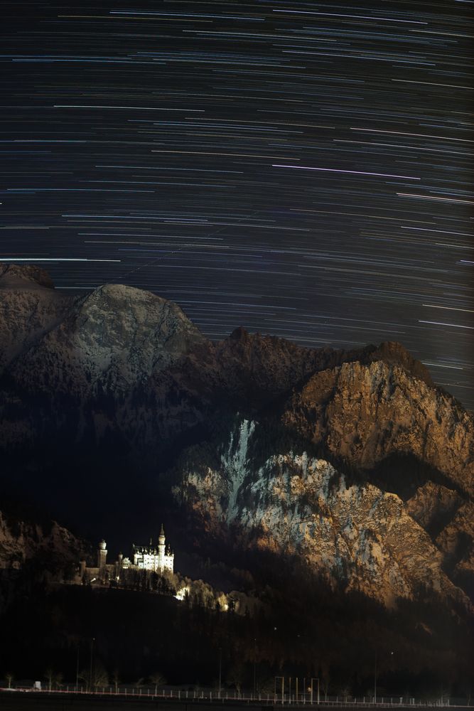 Neuschwanstein bei Nacht 1