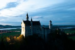 Neuschwanstein bei Nacht