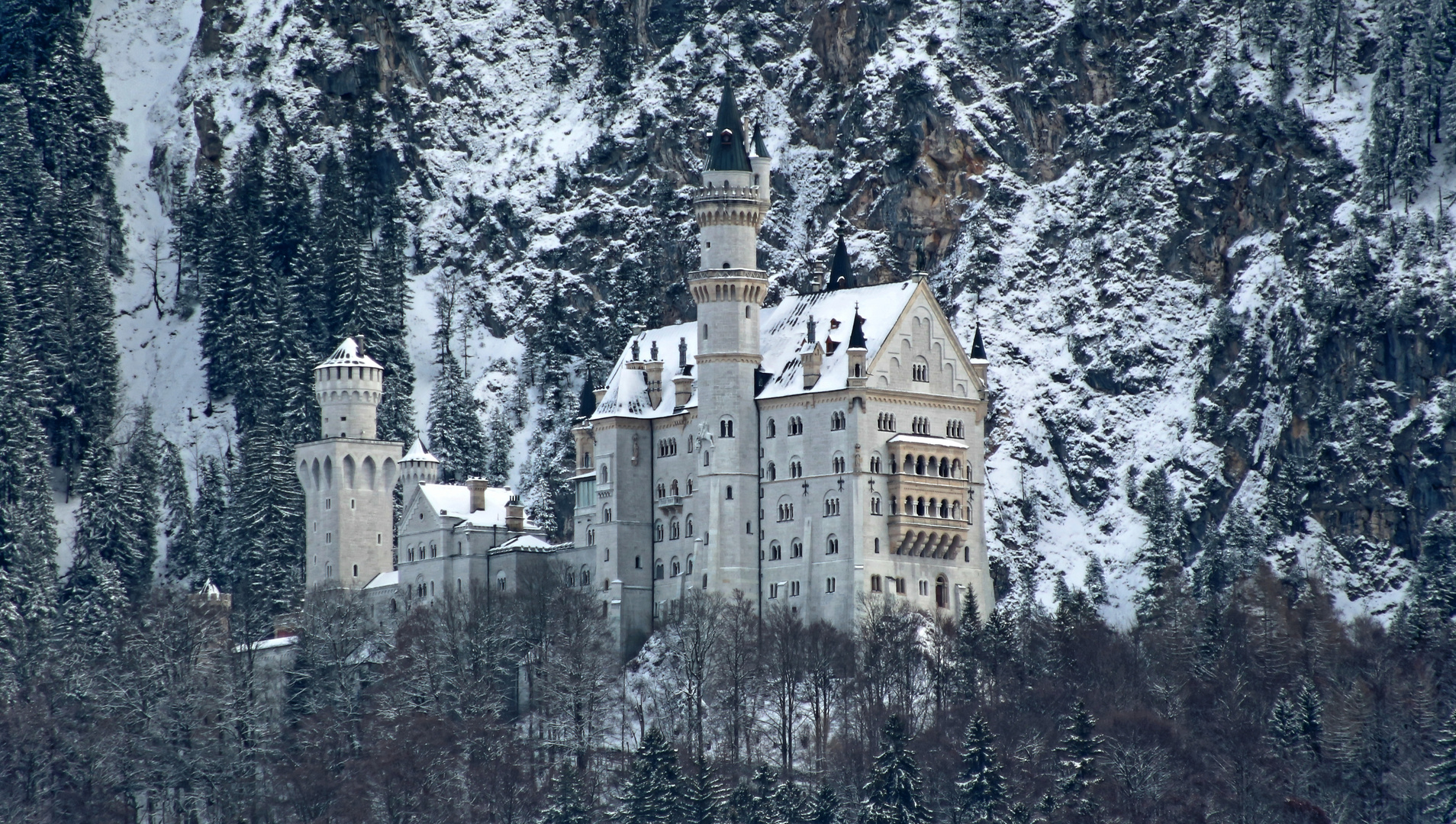 Neuschwanstein Castle from another side