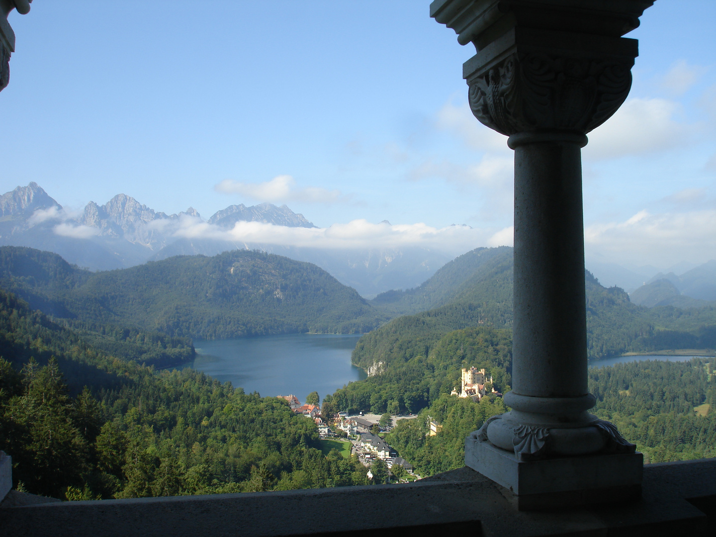 Neuschwanstein die Aussicht