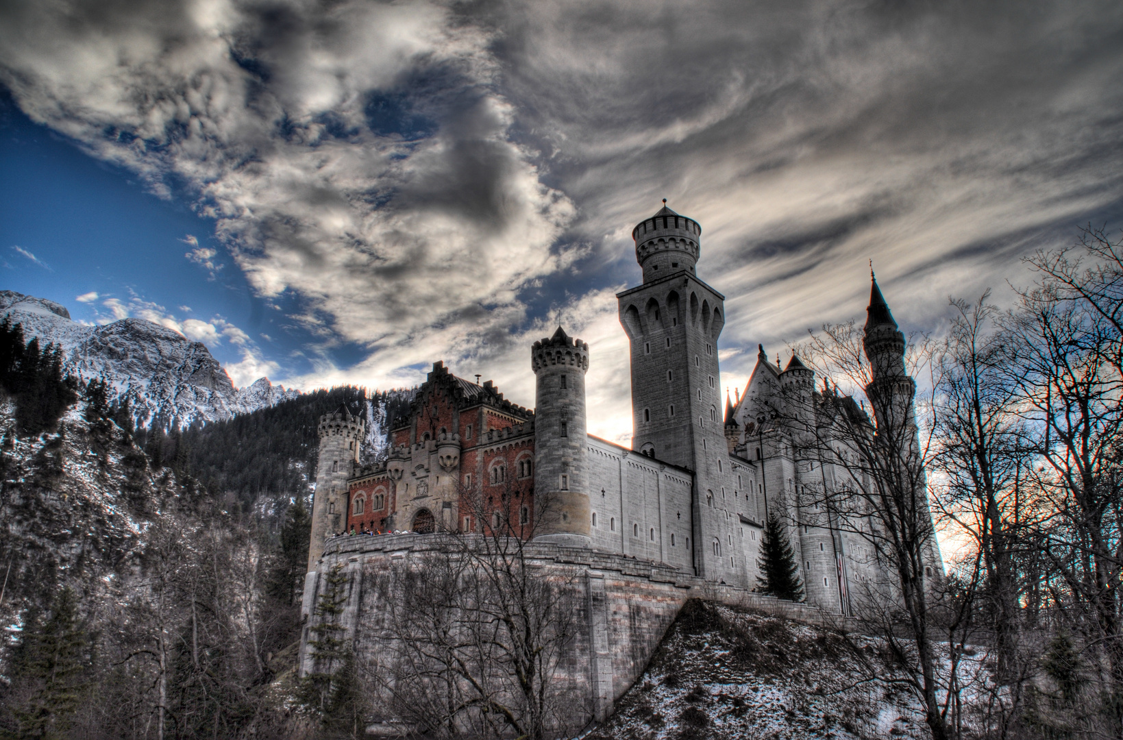 Neuschwanstein im Winter