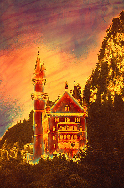 Neuschwanstein in Farbe von Stefan Sattler