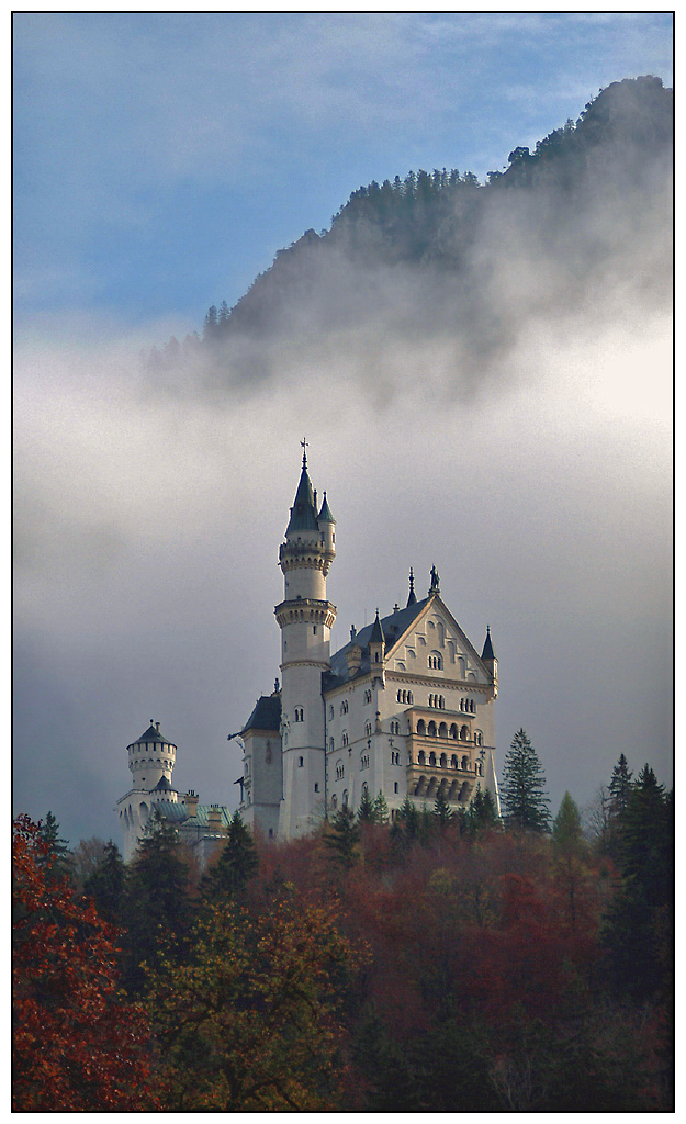 Neuschwanstein Schloss herbstlicht