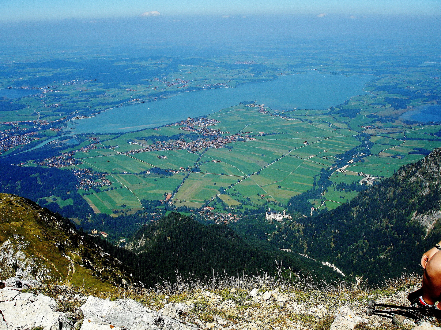 Neuschwanstein von ganz oben.