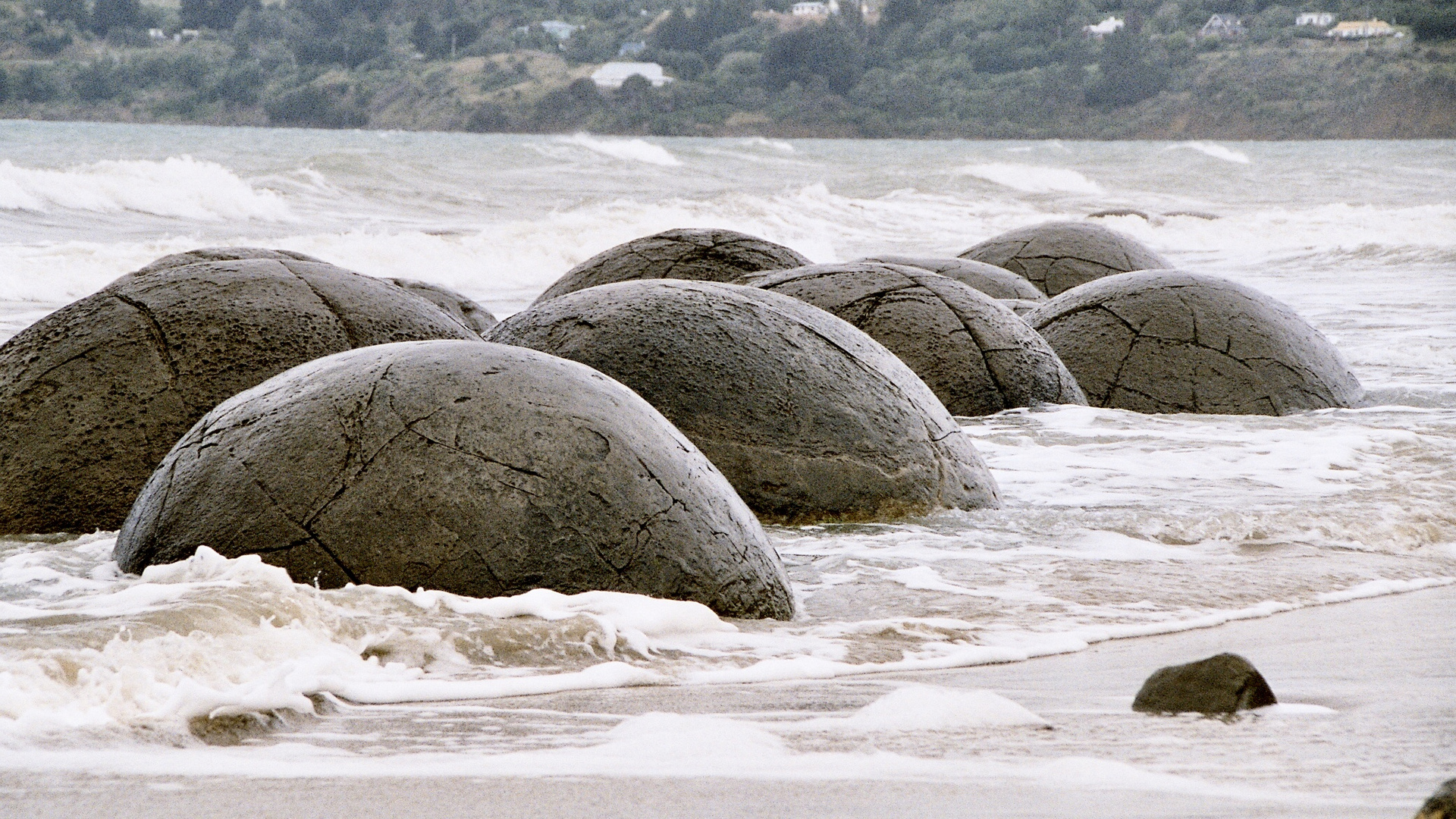 Neuseeland (2002), Moeraki Boulders