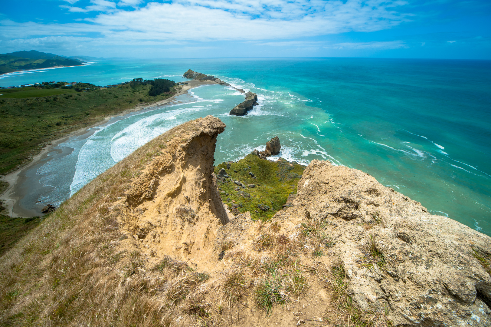 Neuseeland 2015: Nordinsel, Castlepoint Beach