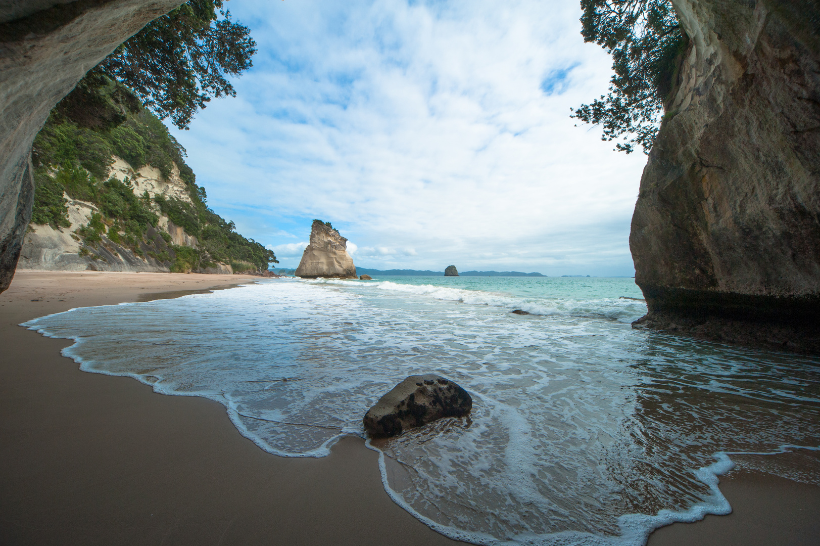 Neuseeland 2015: Nordinsel Coromandel, Cathedral Cove